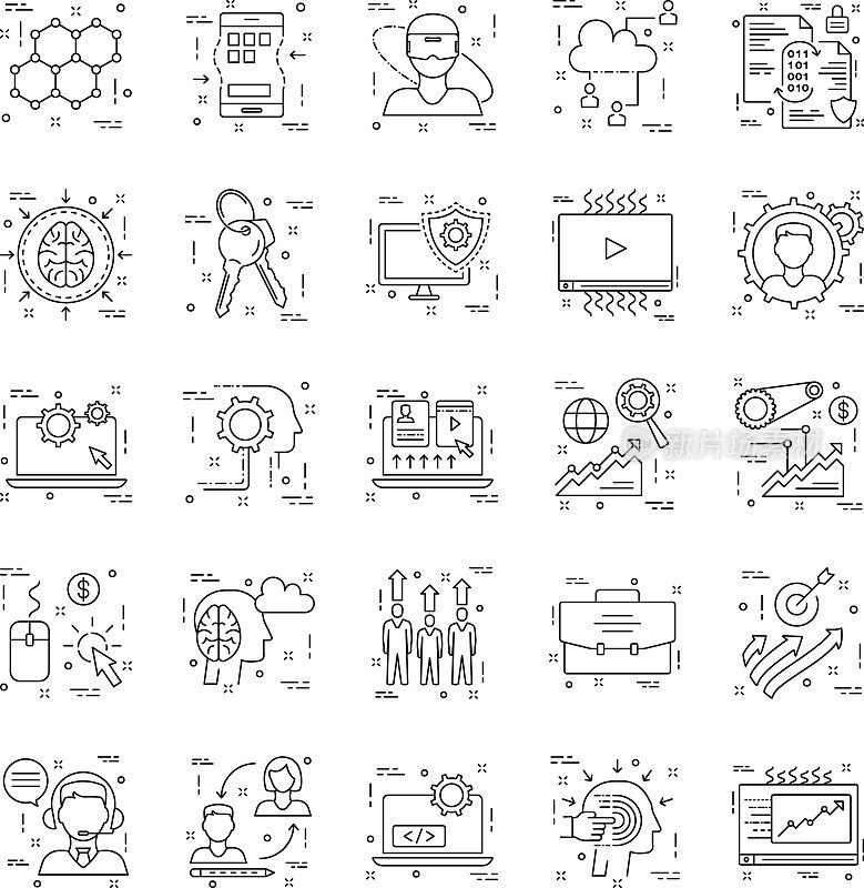 Line Icons With Detail 11